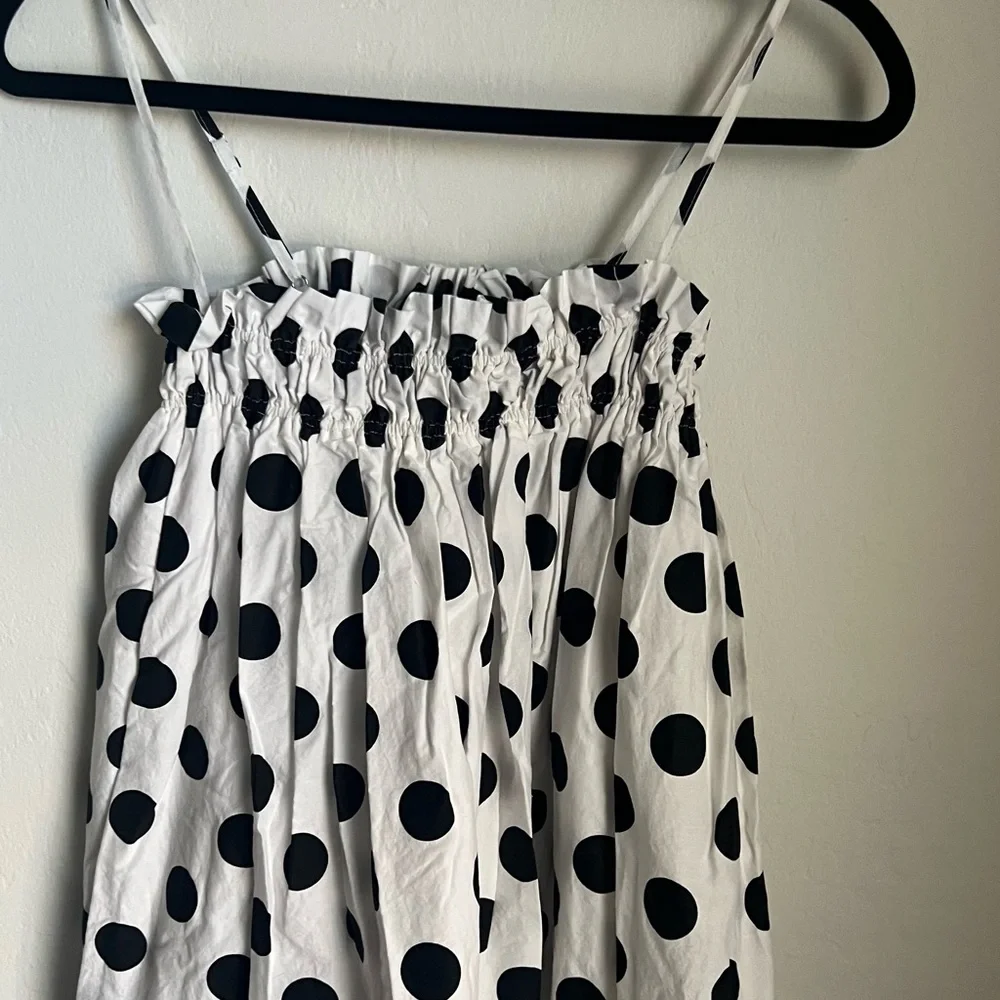 O.P.T Polka Dot Sleeveless Dress 🖤🤍🖤🤍 XS - Picture 5 of 5